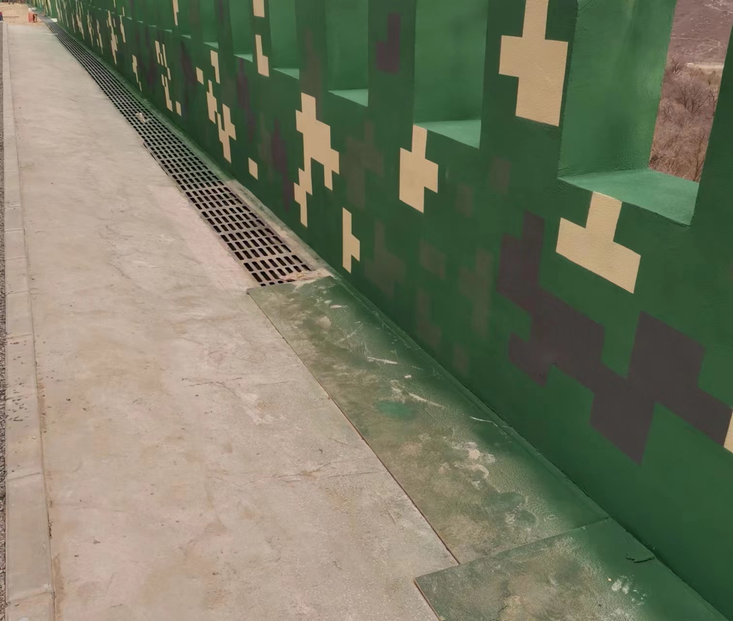 吉安围墙迷彩喷涂,数迷彩漆